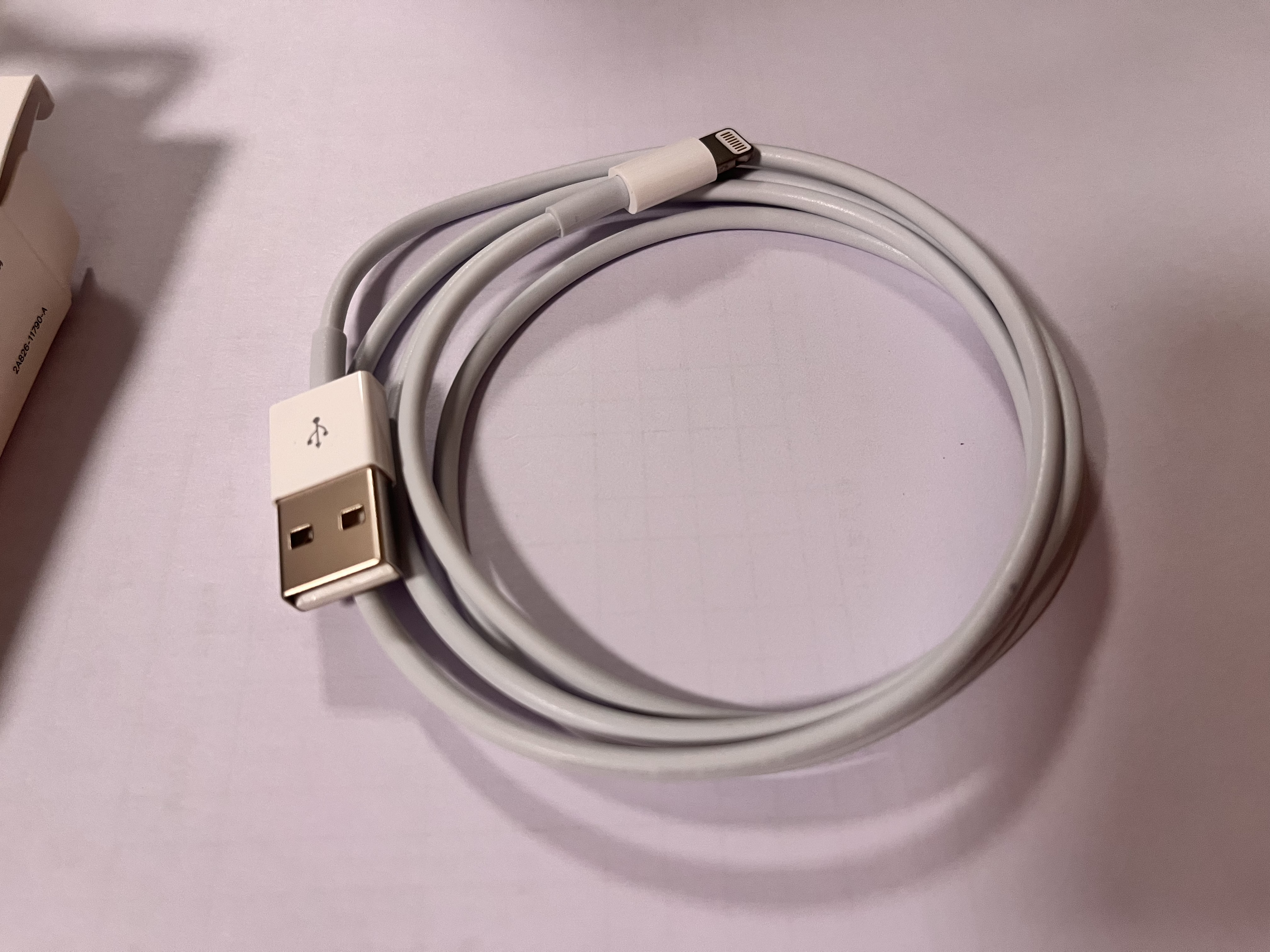 Apple/苹果 Lightning闪电转usb充电线-1米 手机数据线 旗舰店原装苹果iPhone 14 Pro Max充电线 实拍图