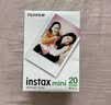 INSTAX富士instax立拍立得 mini相纸 白边双包20张+闪闪星钻边框贴 实拍图