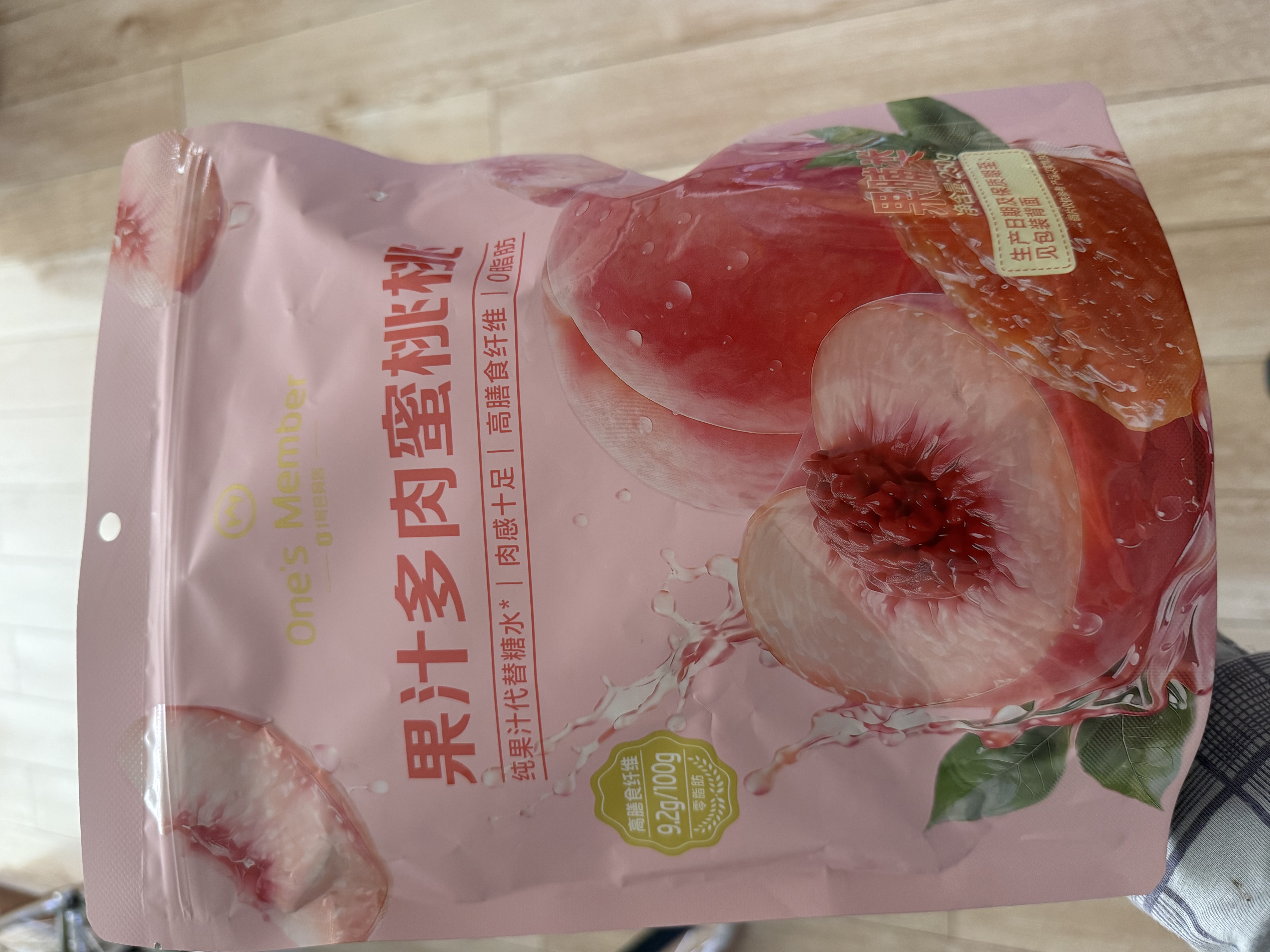 1号会员店（One's Member）果汁多肉蜜桃桃250g 水蜜桃干蜜饯果干办公室追剧零食独立小包装 实拍图