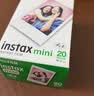 INSTAX富士instax立拍立得 mini相纸 白边双包20张+闪闪星钻边框贴 实拍图