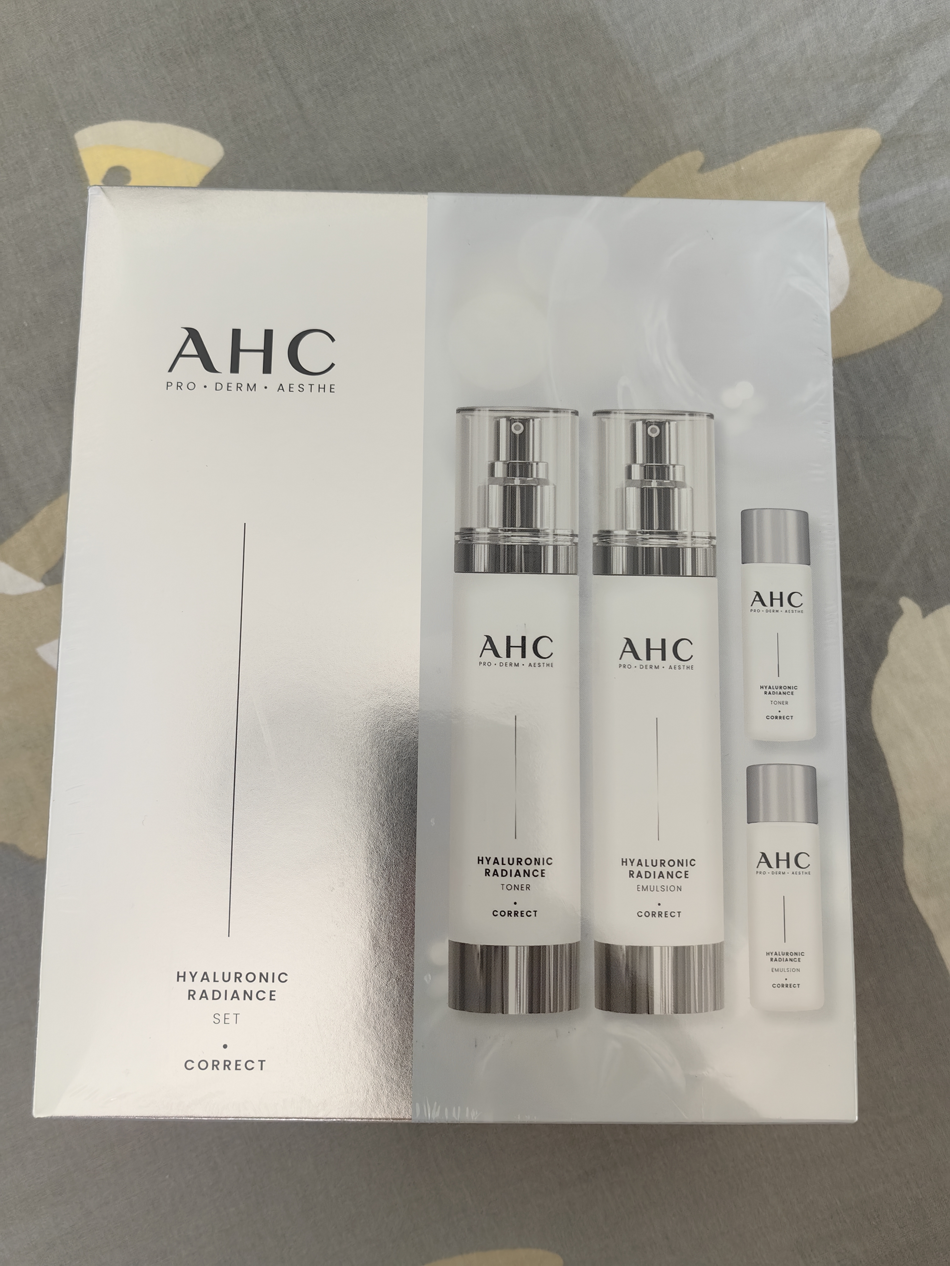 AHC小神仙水乳套装380ml 保湿提亮舒缓修复控油护肤品 生日礼物 实拍图