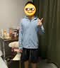 京东京造防晒衣女士冰丝凉感防紫外线防晒服男女高端防晒外套  浅灰蓝 S 实拍图