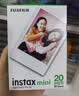 INSTAX富士instax立拍立得 mini相纸 白边双包20张+闪闪星钻边框贴 实拍图