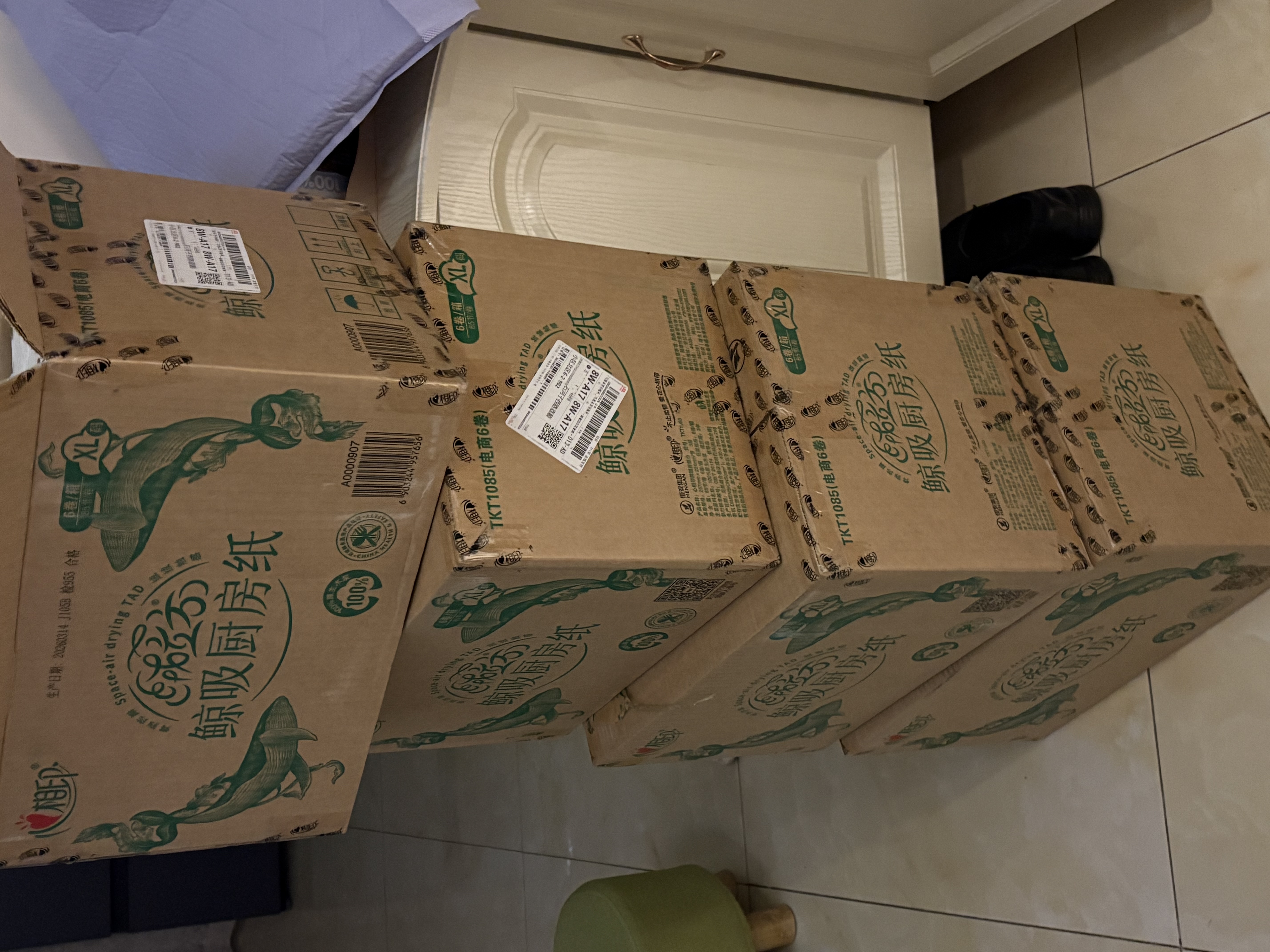 心相印绒立方厨房卷纸85节*6粒12倍吸油锁水厨房专用纸巾【樊振东推荐】 实拍图