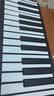 特伦斯手卷钢琴便携式88键专业版加厚编曲键盘成人口袋电子钢琴HQA88 88键黑色智能版 实拍图