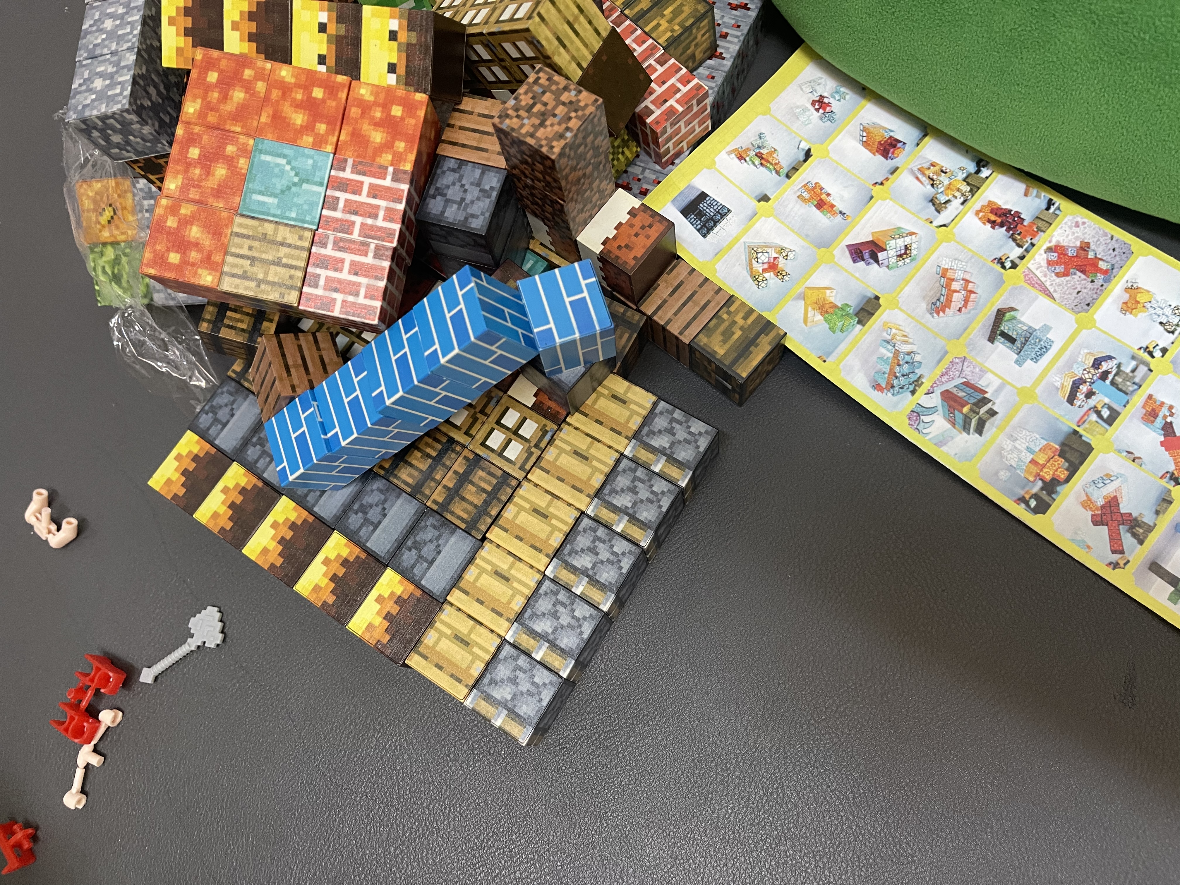 布鲁奇我的世界磁力方块110颗粒磁吸磁力片积木男女孩3-10岁六一礼物 实拍图