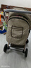 豪威婴儿车0-3-6岁可坐可躺婴儿车轻便可折叠高景观双向儿童手推车 卡其色【橡胶车轮】至尊款 实拍图
