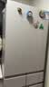 松下（Panasonic）小冰糕3.0 450L日式五门冰箱多门小户型家用嵌入式无霜自动制冰新一级能效NR-EE45XB-C 实拍图