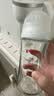 贝亲奶瓶 婴儿奶瓶 新生儿防胀气奶瓶 玻璃宽口径仿母乳亲喂感 240ml 配M奶嘴 3个月以上 实拍图