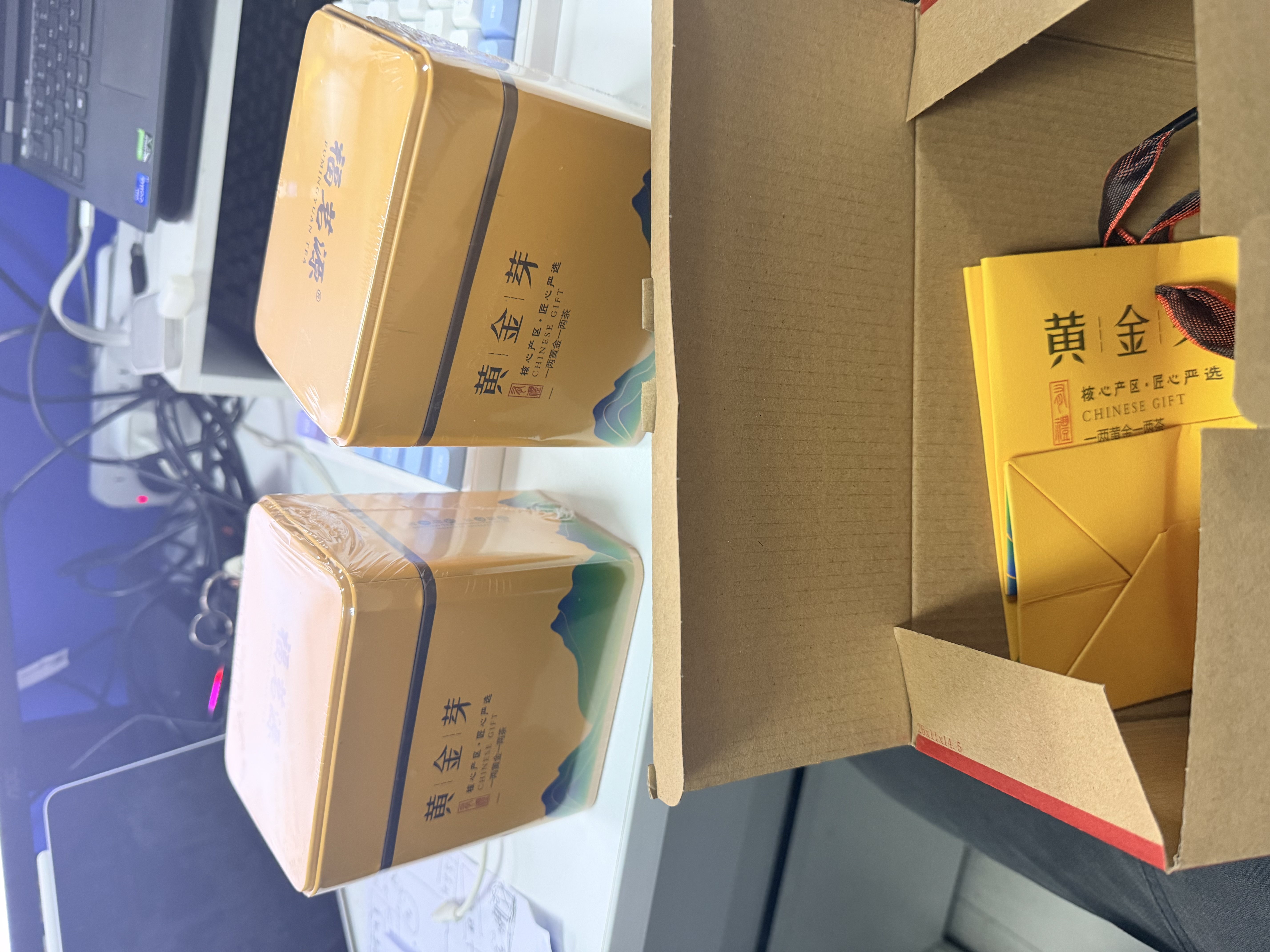 福茗源绿茶 安吉黄金芽奶白茶 特级明前2026新茶叶礼盒送长辈自己喝250g 实拍图
