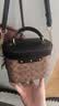 蔻驰（COACH）【品牌直供】女士KAY中号手提斜挎盒子包棕黄拼黑CBQ35礼物次日达 实拍图
