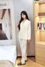 LULU CARTER真丝睡衣女秋冬季新款可爱波点HelloKitty甜美带胸垫家居服礼盒装 奶杏色-短袖+短裤 【现货秒发】 XL 【建议120-140斤】 实拍图
