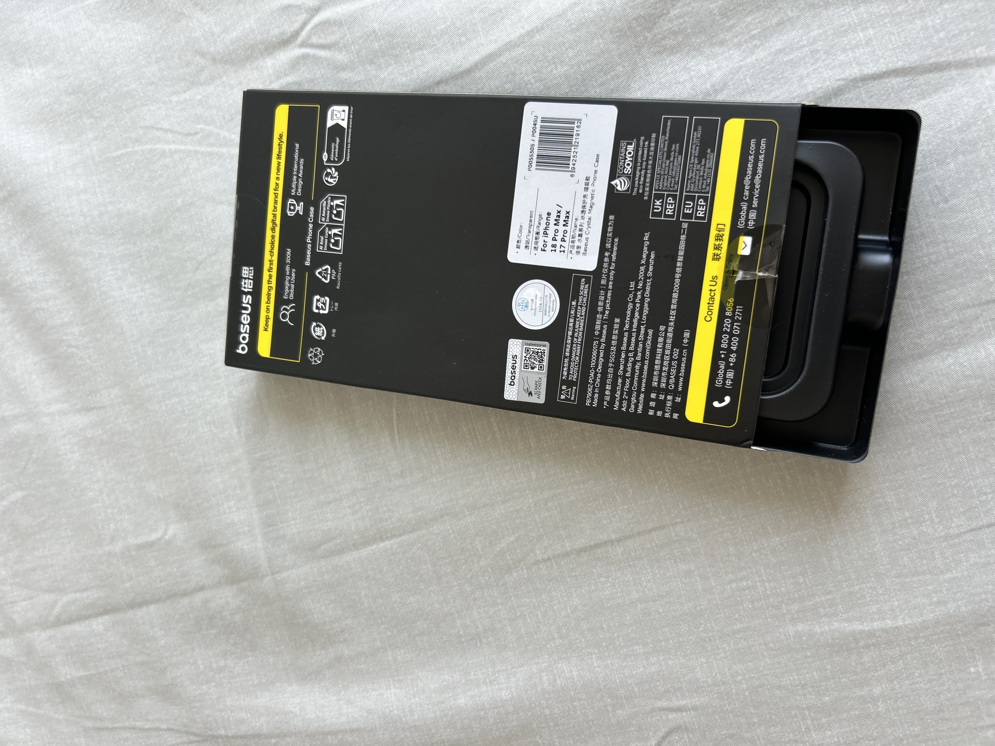 倍思【18全新开模|Rosh环保认证】适用苹果18promax手机壳iphone18promax保护套磁吸透明镜头全包防摔 实拍图