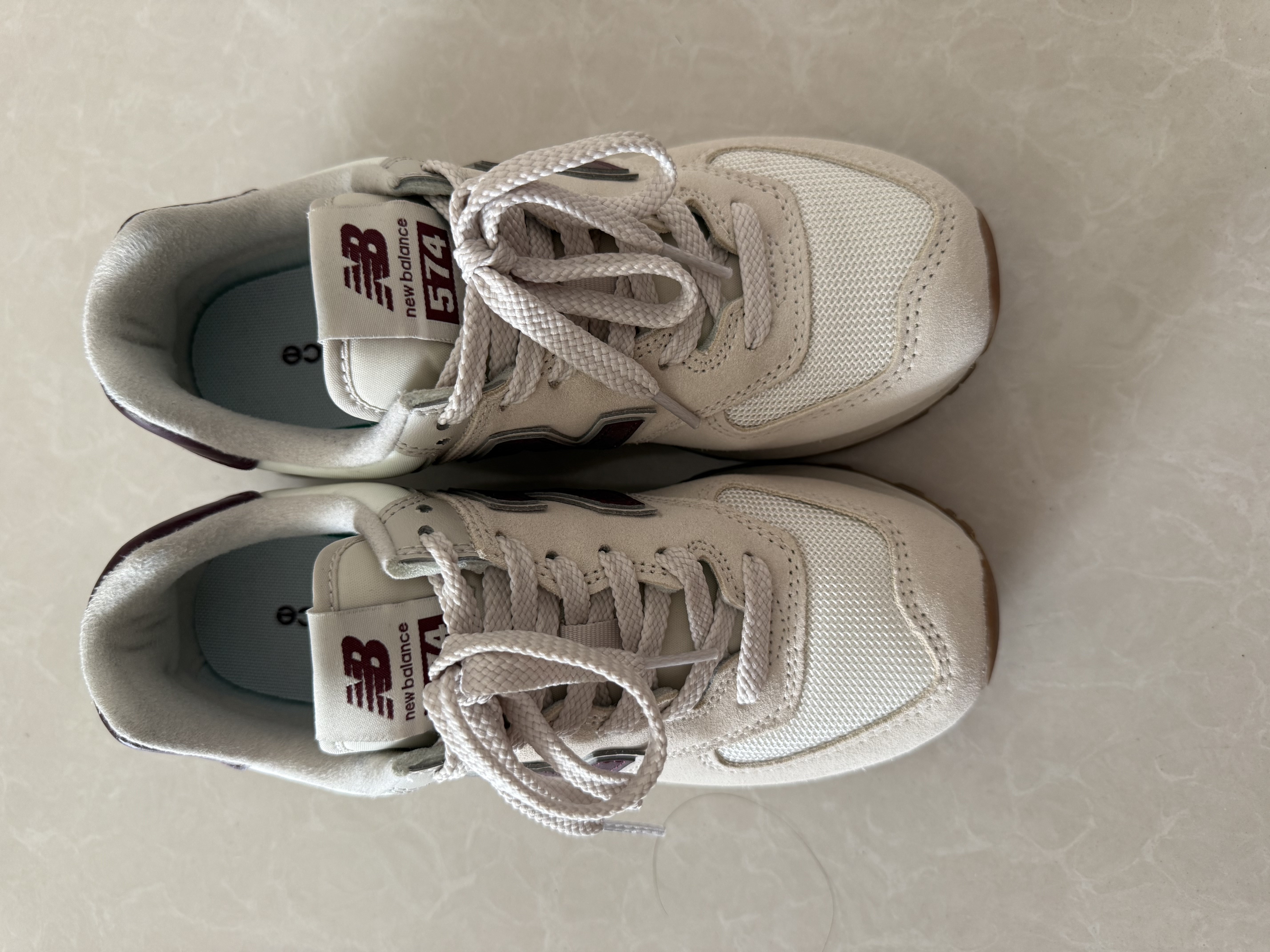 NEW BALANCE女鞋复古秋季轻便耐磨百搭休闲运动慢跑鞋574系列WL574RCF 36 实拍图