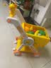 鑫思特（XST）儿童过家家玩具加大号购物车黄鸭超市手推车蔬果切切乐女生日礼物 实拍图