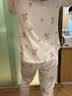 都市丽人【婴儿棉防螨抑菌】100%纯棉女士睡衣女长袖长裤家居服可外穿L 实拍图