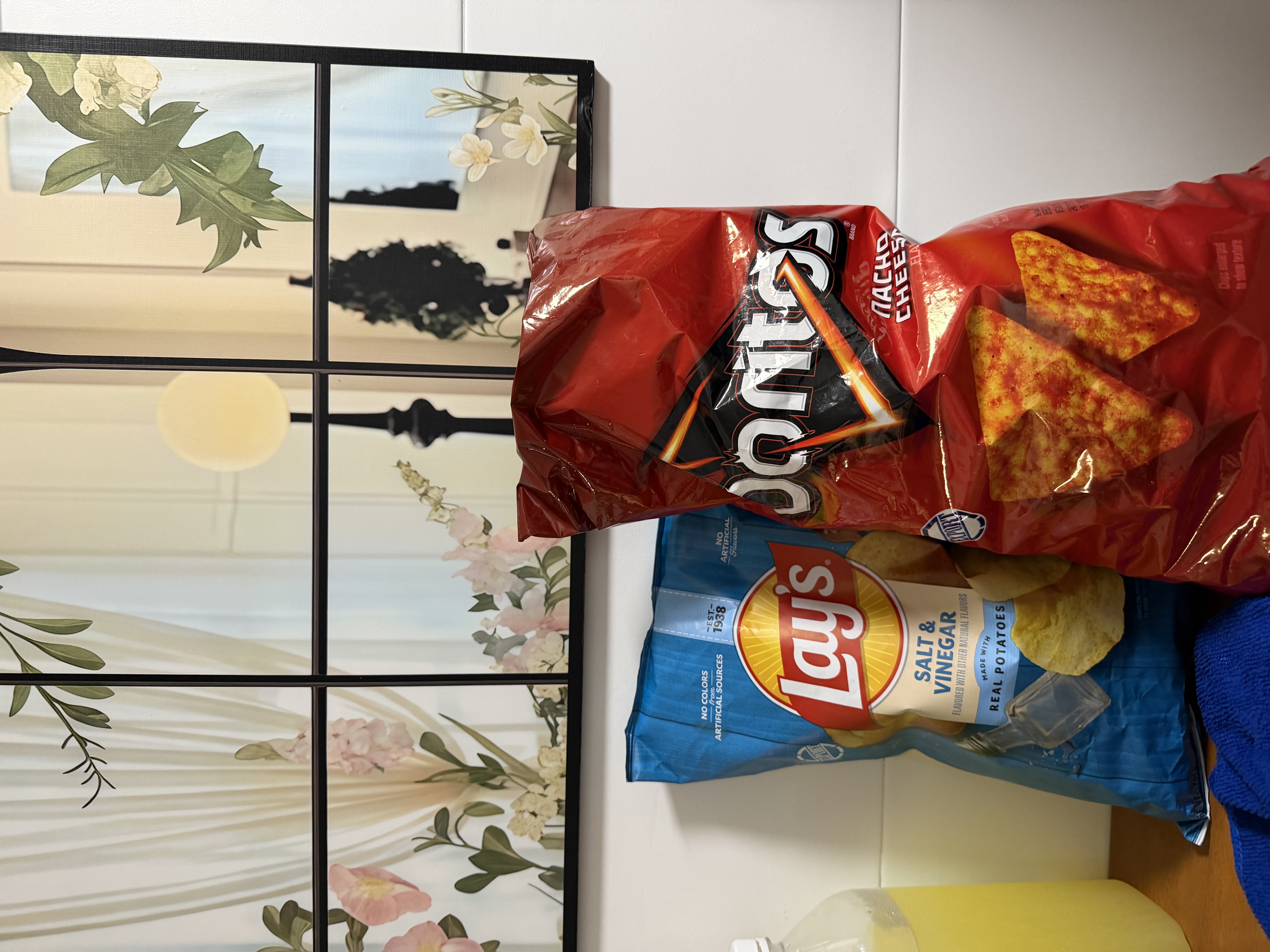 乐事（Lay's）薯片醋盐味薯片184.2g 美国进口 休闲零食膨化食品追剧小零食 实拍图