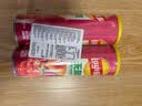 乐事（Lay's）无限薯片 鲜浓番茄味 104克*2罐 208克 休闲零食 膨化食品 实拍图