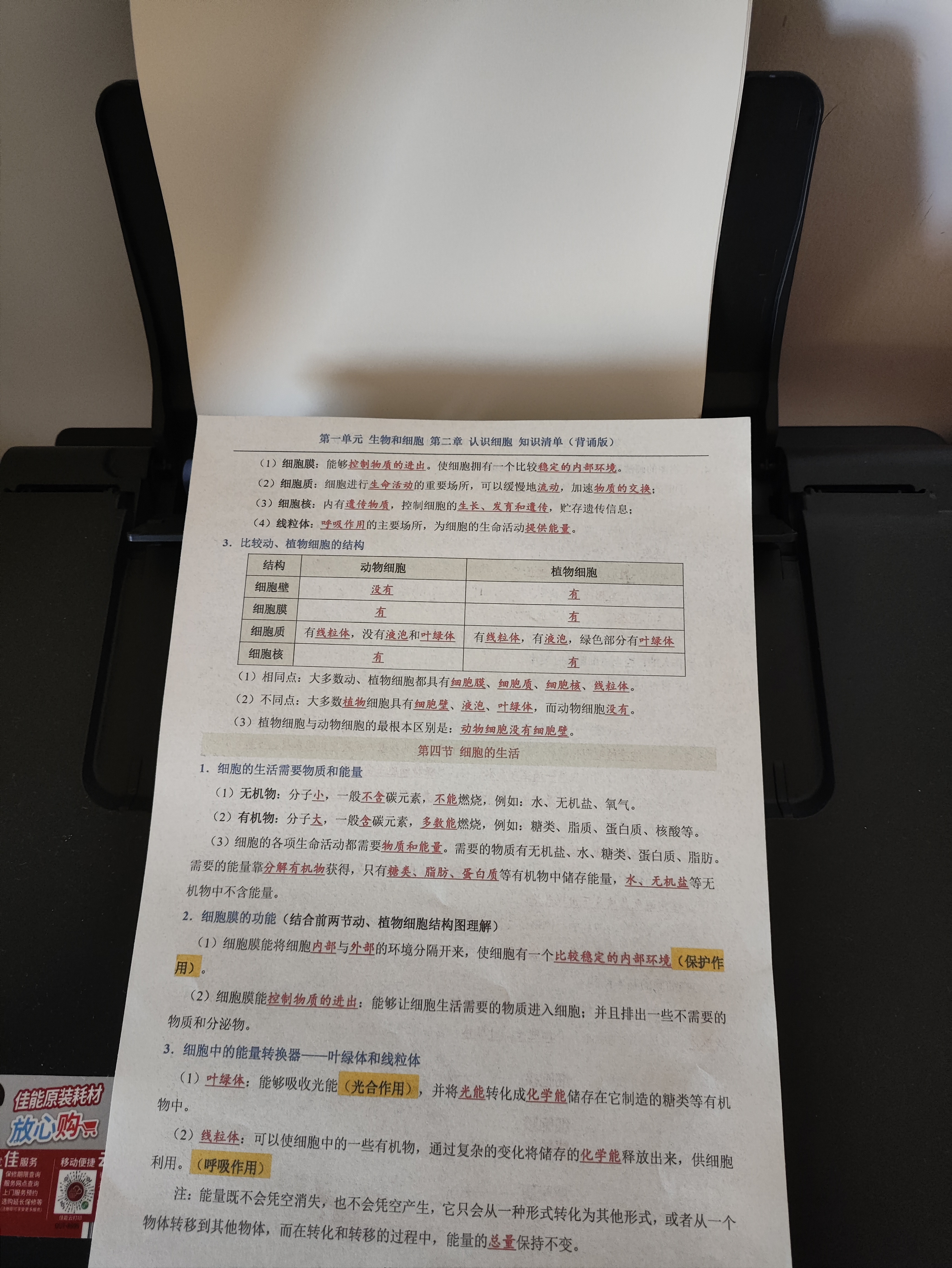 佳能（Canon）G3890墨仓连供 无线加墨式喷墨打印机家用文档照片一体机办公自动双面打印（标配+50张精品A4纸） 实拍图