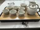 初伍汝窑功夫茶具套装家用陶瓷茶壶茶杯开片可养办公室高档泡茶具整套 实拍图
