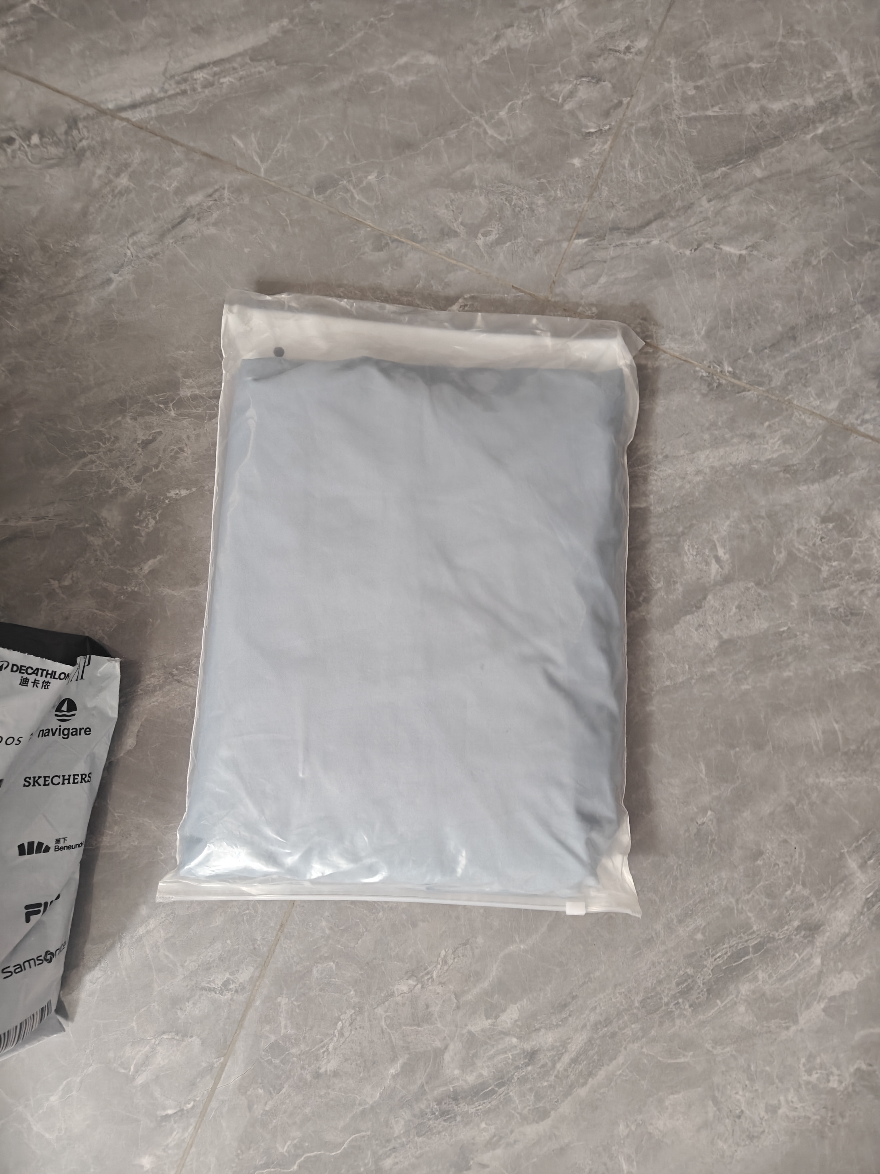 洁丽雅（Grace）防水隔尿床笠A类7A抗菌床上隔脏全包床罩床垫保护套1.8m床雾霾蓝 实拍图