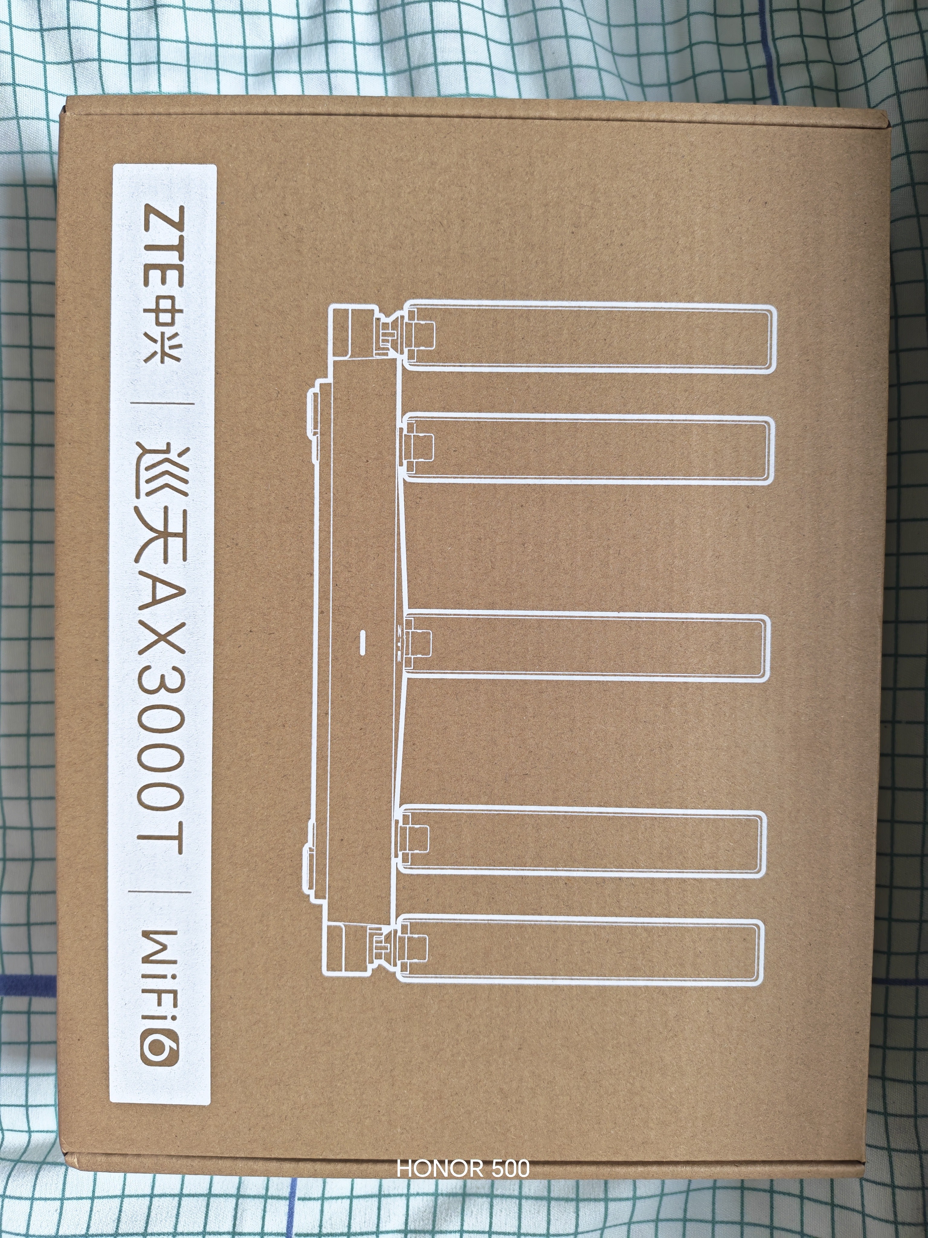中兴（ZTE）巡天 AX3000T满血WIFI6千兆无线家用路由器 大户型覆盖 5G智能家用无线 wifi路由 Mesh 3000M速率 实拍图