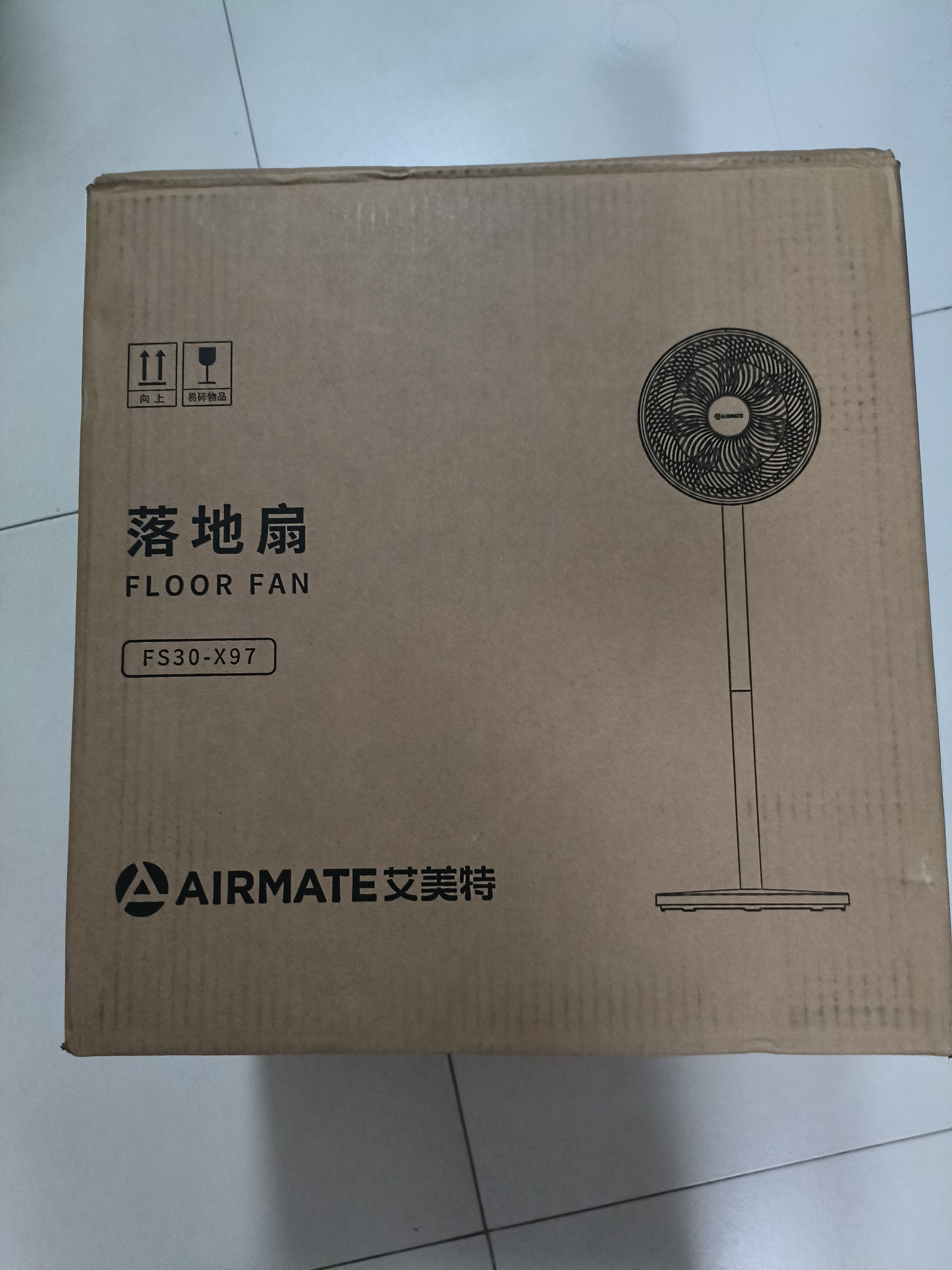 艾美特（AIRMATE）【超级单品】七叶家用大风力落地扇电风扇台式桌面空气循环小风扇大角度摇头节能台立两用电扇 X97 实拍图