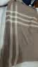 金号纯棉加厚加大枕巾吸汗透气亲肤枕头巾棕色1条 80*50cm 170g 实拍图
