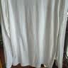 回力（Warrior）纯棉t恤男春秋新款重磅运动上衣男士宽松打底长袖体恤 白色  XL 实拍图