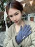 李宁（LI-NING）骑行手套冬季男女登山保暖加绒电动摩托自行车手套防冻防寒风滑雪 实拍图