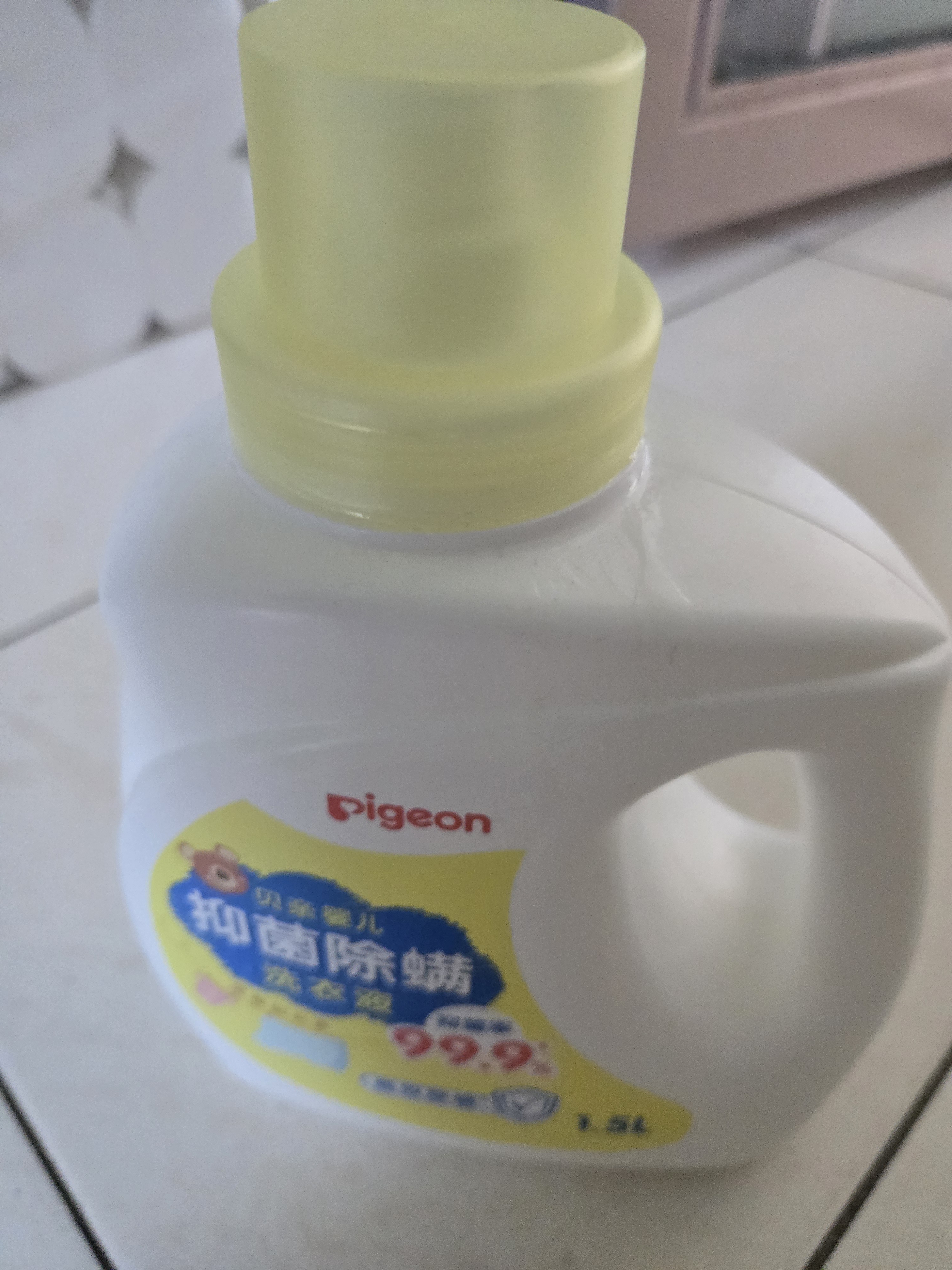贝亲（Pigeon）婴儿洗衣液儿童专用酵素抑菌除螨无酒精(温暖阳光香)1.5L装 MA158 实拍图