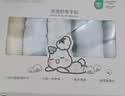 全棉时代婴儿口水巾儿童小毛巾纯棉纱布手帕洗脸面巾礼盒装 黄蓝绿6条/盒 实拍图