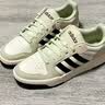 adidas ENTRAP美式校园风运动鞋少年感复古篮球风板鞋阿迪达斯 白色/矾土棕/黑色   42 实拍图