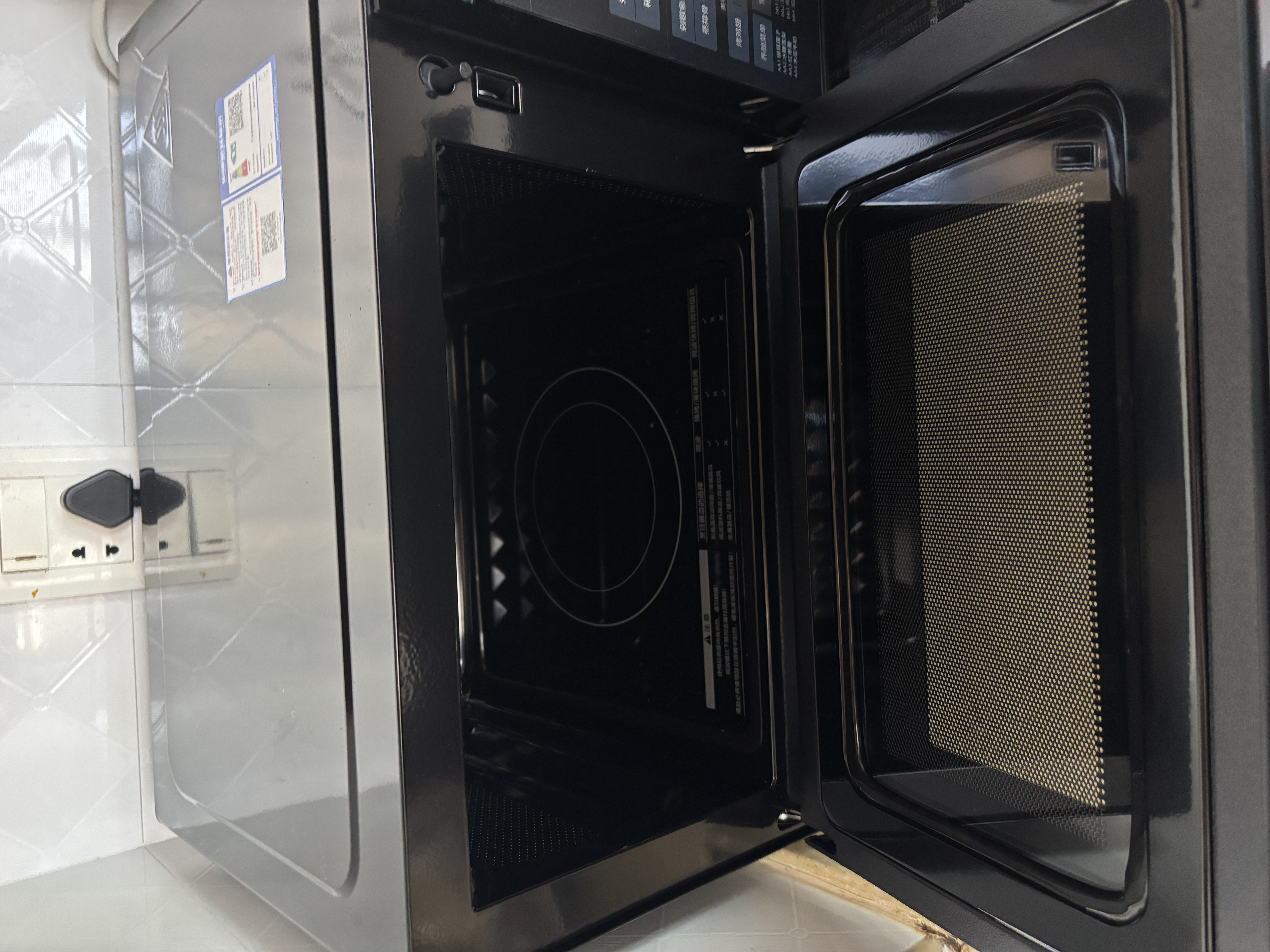 美的（Midea）微波炉速享系列变频微烤一体机20L 光波炉 800W一级能效 智能菜单下拉门平板速热简单易用M3 208E 实拍图