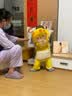 婴儿爬行服春秋纯棉宝宝长袖拖地爬爬服新生儿拖把擦地板防脏罩衣 爬行神器/A类纯棉琥珀灵韵 90cm 码 实拍图