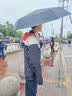 天堂伞 全自动雨伞三折 10骨加固一键开收易甩干简约商务自动伞 乌木黑 实拍图