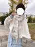 回力围巾女士冬季百搭秋冬生日礼物针织保暖针织围脖2026新款礼盒围巾 实拍图
