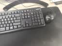 罗技（Logitech）MK120 键鼠套装 有线键鼠套装 办公键鼠套装 电脑键盘 USB即插即用 全尺寸 黑色 实拍图