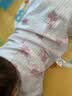 童泰（TONGTAI）婴儿连体衣夏薄款纯棉男女宝宝衣服无骨哈衣提花爬服粉色73cm 实拍图