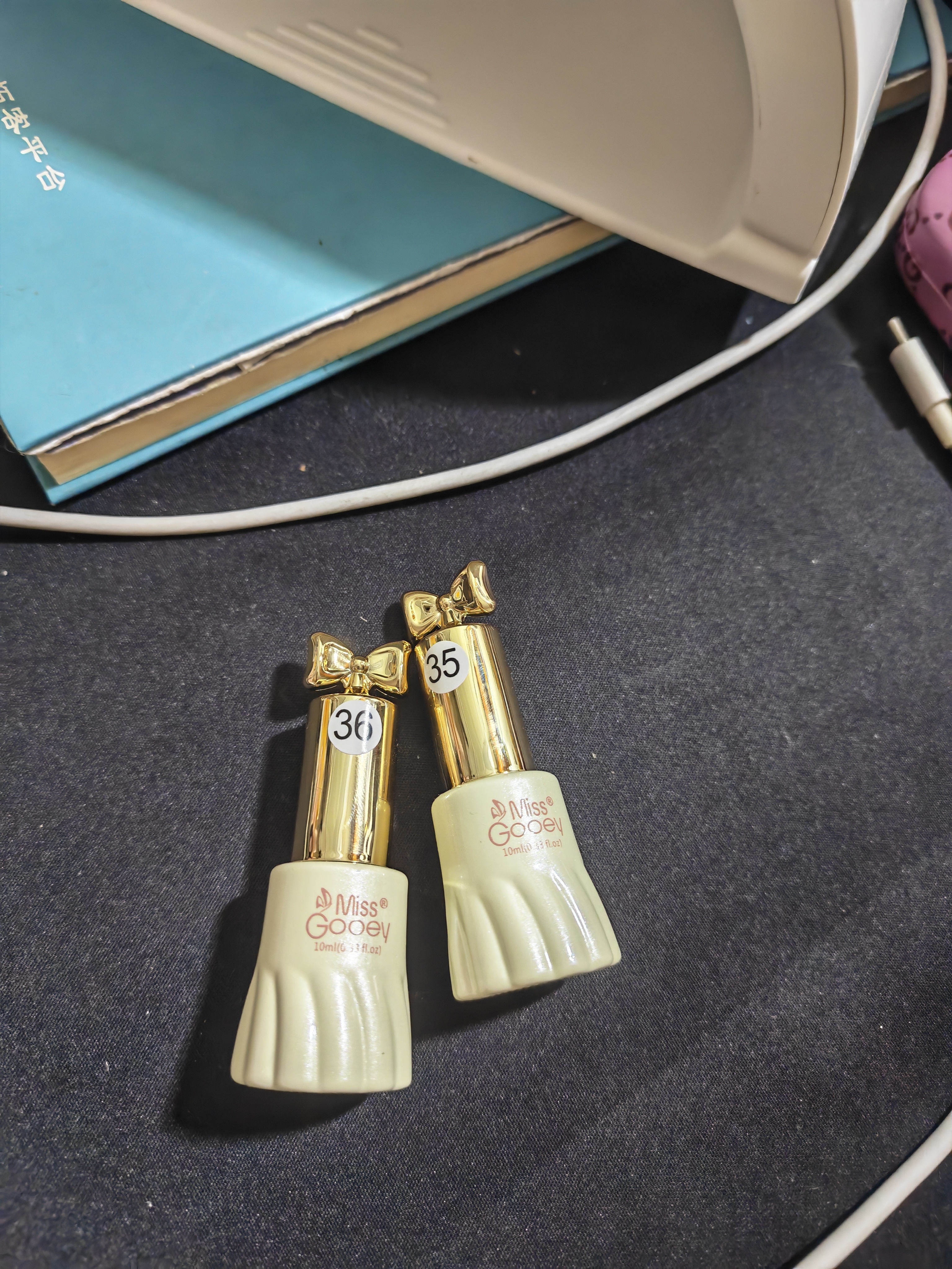 蜜糖小姐美甲套装全套工具一整套初学者家用美甲店专用指甲油胶带片光疗机 【专业10】选10色 配死皮剪 无规格 实拍图