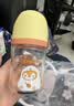 贝亲（Pigeon）奶瓶新生婴儿礼盒玻璃材质宽口径奶瓶自然实感第3代 160ml SS奶嘴（0月以上）彩绘版 实拍图