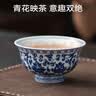 京东京造 青花缠枝莲压手杯 茶杯陶瓷功夫茶具压手杯主人杯礼盒120ml 实拍图