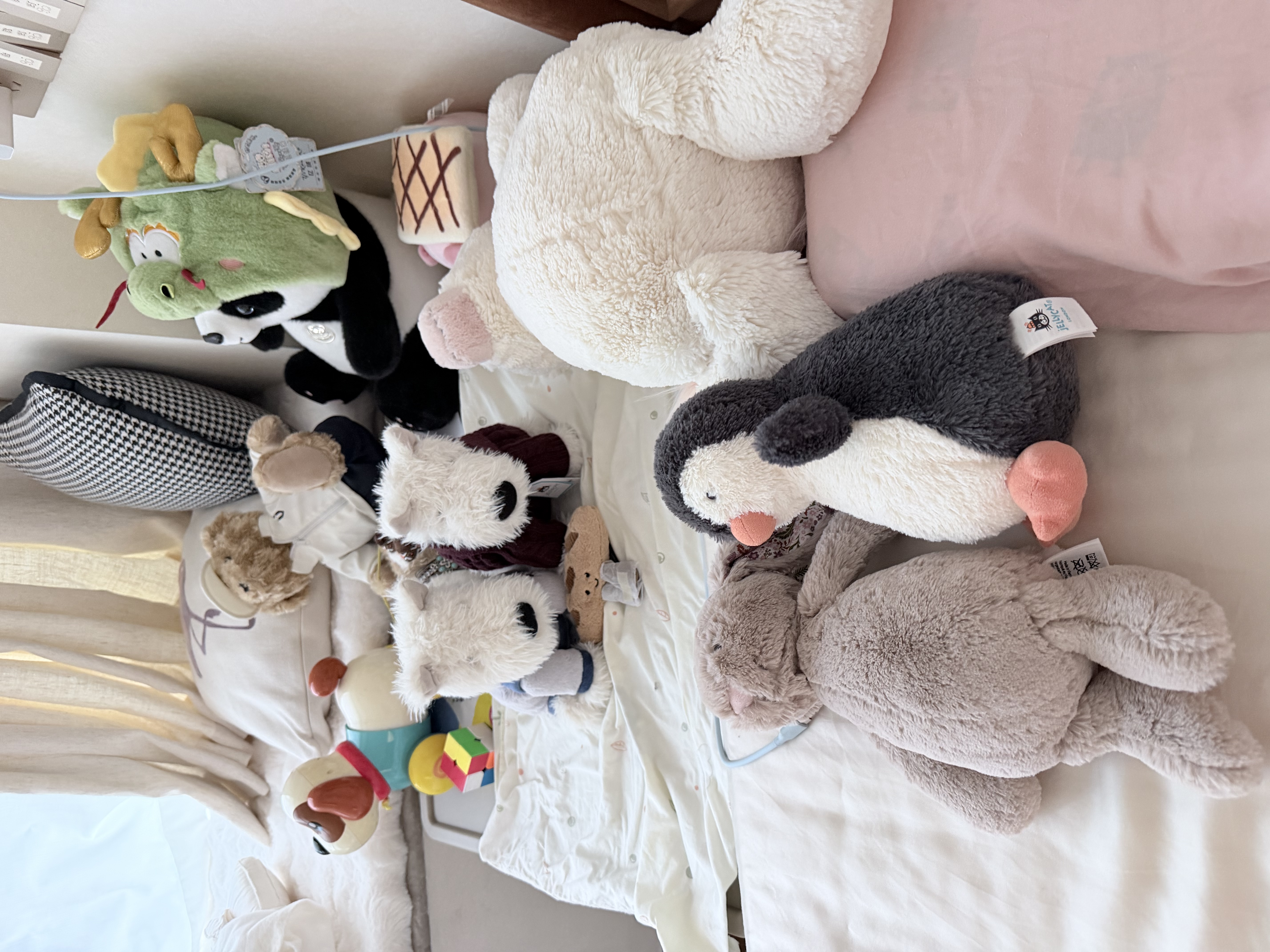 Jellycat害羞乳白色邦尼兔动物毛绒玩偶安抚玩偶娃娃送礼生日新婚礼物 害羞乳白色邦尼兔 Huge 实拍图