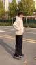 主意范（ZHUYIFAN）夹克男飞行员春秋cleanfit休闲整套立领棒球服外套短款工装冲锋衣 黑色夹克 L 110-130斤 实拍图
