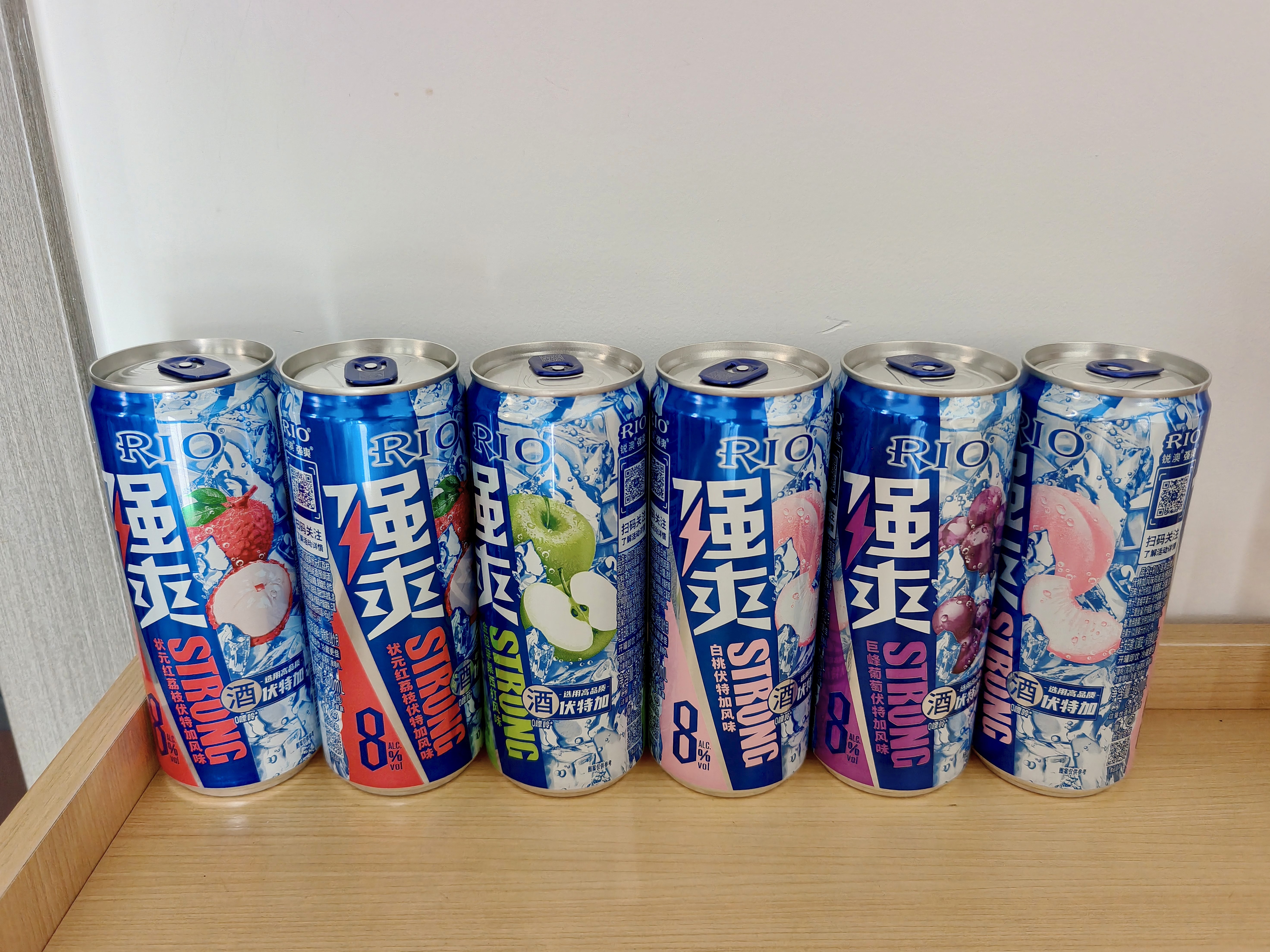 锐澳（RIO）洋酒 预调酒 鸡尾酒 冰饮果酒甜酒伏特加 强爽8度系列 330ml*8罐 实拍图