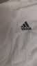 adidas纯棉休闲三条纹针织运动圆领正肩短袖T恤上衣男夏阿迪达斯   白/黑色   M 实拍图