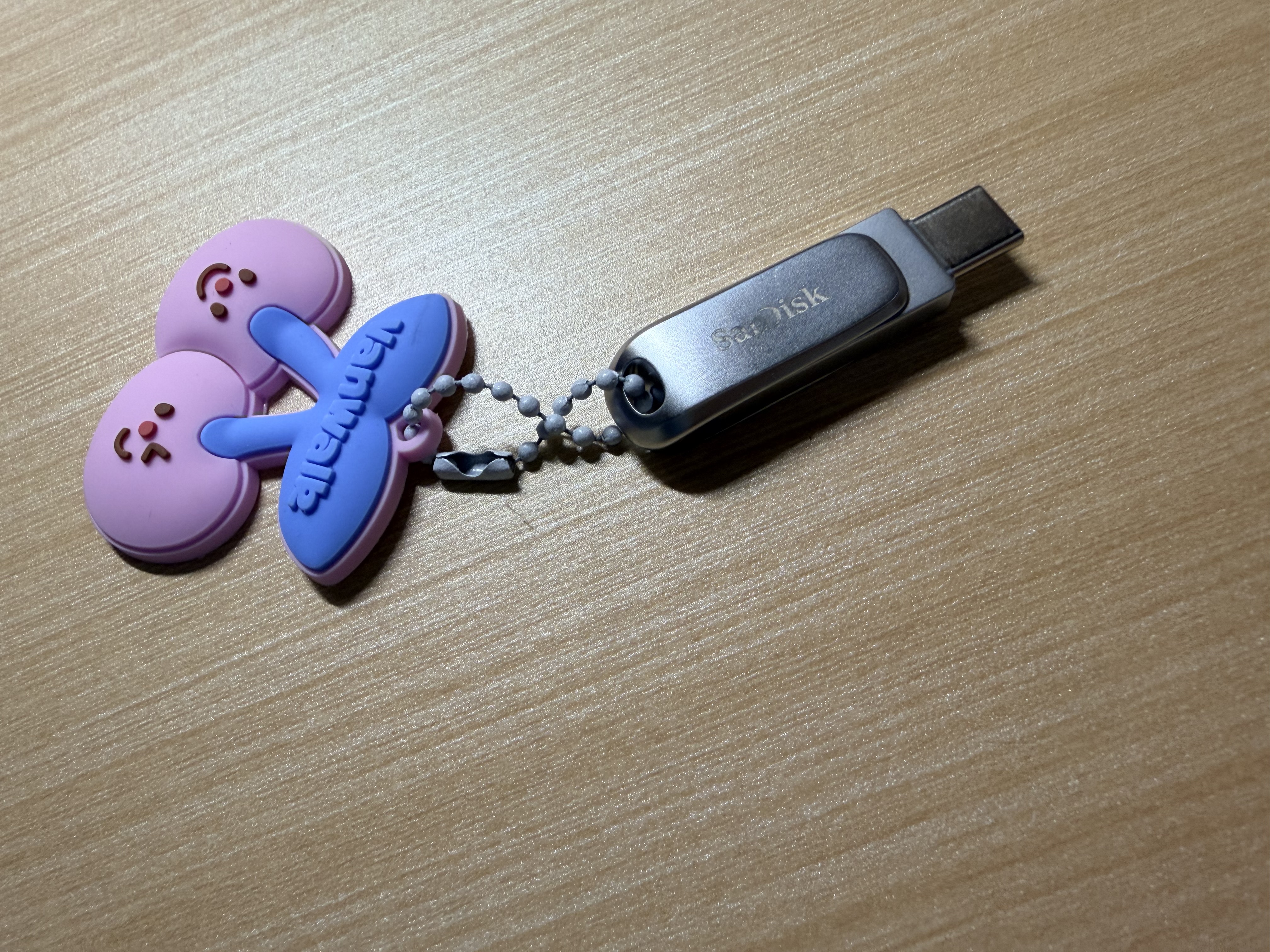 Sandisk闪迪128GB Type-C USB3.2 手机U盘DDC4 读速高达400MB/s 自动备份 手机电脑两用 金属双接口大容量优盘 实拍图