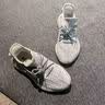 H8奢椰子鞋350鞋子男鞋2026新款透气网面莆田男鞋休闲运动跑步鞋 白满（BT版本） 42 实拍图