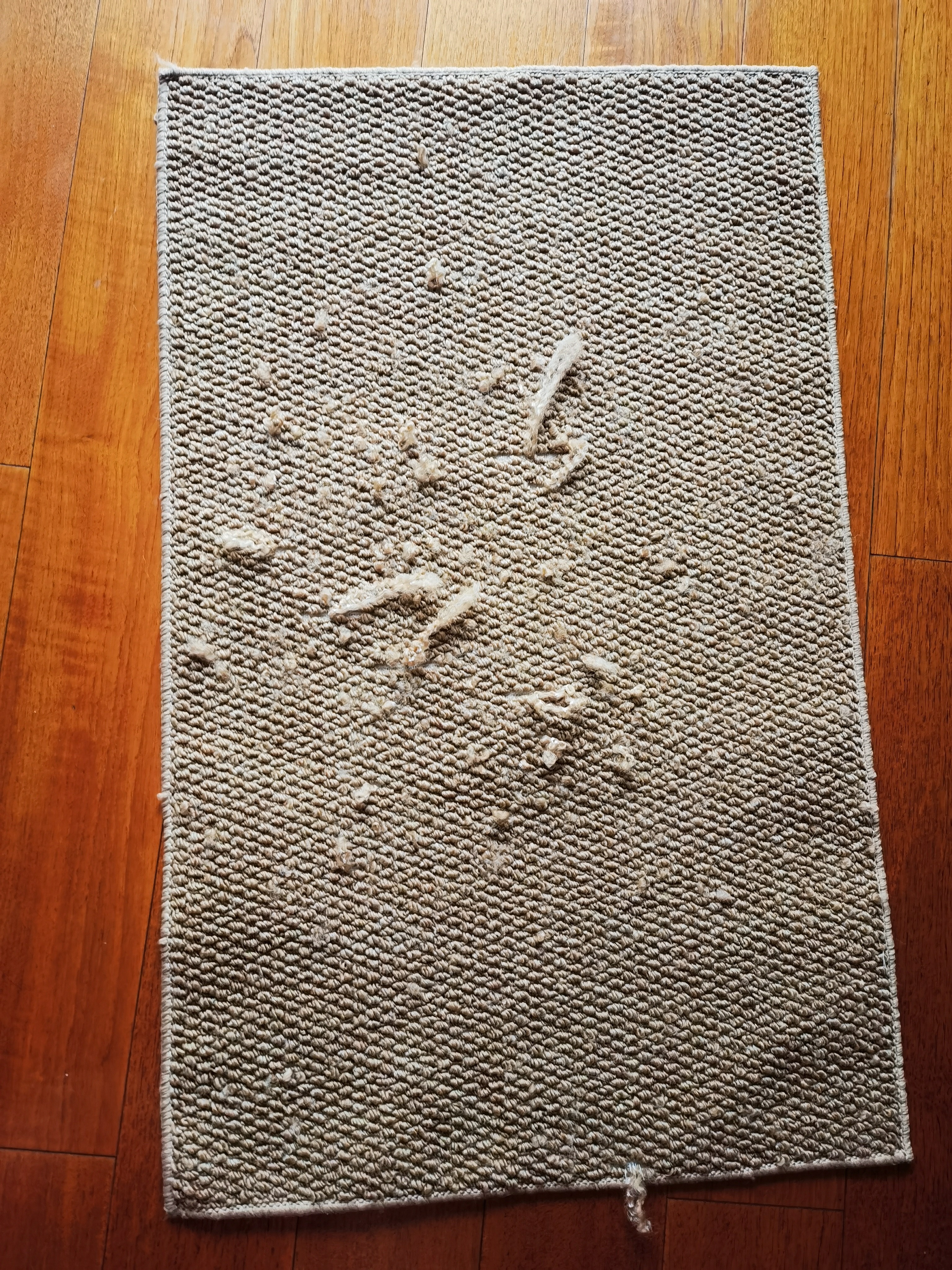 布鲁罗曼（BULULOM）入户门地垫仿剑麻地毯门垫进门脚垫 驼黄色-仿剑麻-棉布底50*80cm 实拍图