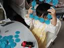 弥鹿（MiDeer）积木拼装手工diy拼插玩具男孩女孩礼物透彩雪花片500pcs儿童礼物 实拍图